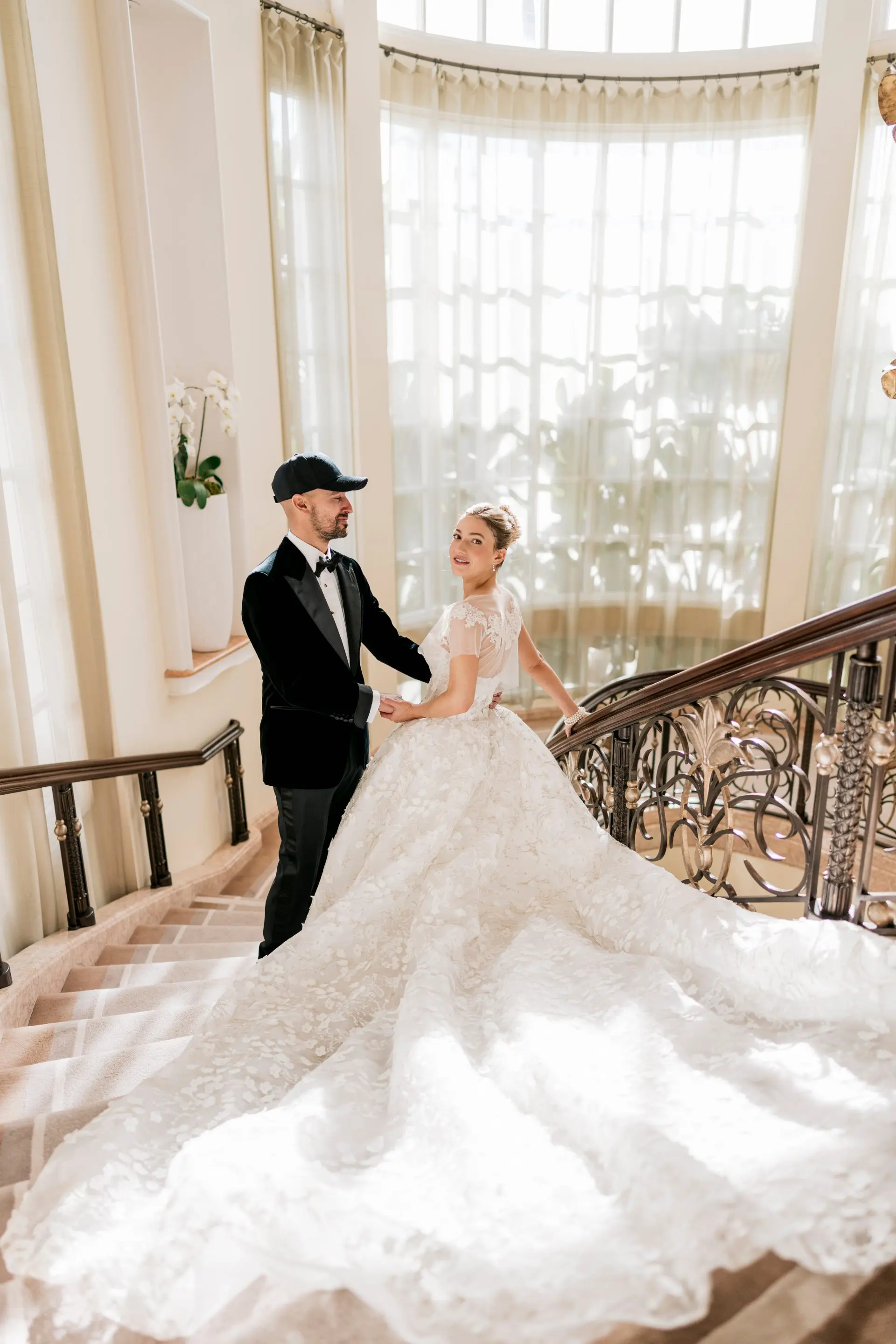 Devon and Aton at the Beverly Hills Hotel